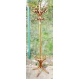 Bentwood revolving coat stand: