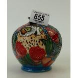 Moorcroft Ltd Edition Vase - Boobook Owl by Vicky Lovatt,