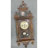 19th Century Vienna wall clock (in need of attention)