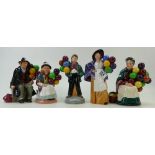 Five Royal Doulton Figures - Old Balloon