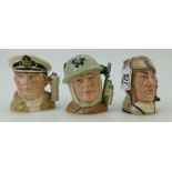 Three Royal Doulton Character Jugs - The