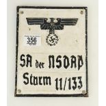 A spurious cast Metal German Military Si