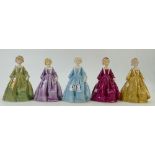 Five Royal Worcester Child Figures "Gran