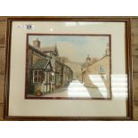 Local interest signed picture of Edale ( Nr Buxton ) signed G.W.