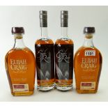 A collection of whisky to include: 2 x Eagle Rare 70cl and 2 x Elijah Craig Bourbon 70cl.