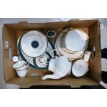 A collection of Royal Doulton Forsyth & Biltmore: Patterned tea and dinner ware including teapot