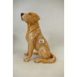 Beswick Labrador: Figure of a large fireside Golden Labrador 2314.