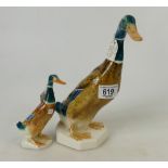 Beswick Mallards: Mallards ref 902: & 756-2.