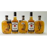 A collection of whisky to include: 3 x Jefferson's Bourbon 70cl and 2 x Jim Beam 70cl.