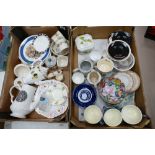 A collection of items including Wedgwood tea ware: similar floral designed items,