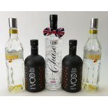 A collection of spirits to include: Chase Vodka 70cl,