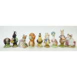 Beswick & Royal Albert figures: A collection of Beatrix Potter Figures.