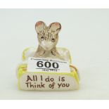 Beswick Kitty Macbride figure: Beswick figure "All i do is think of you" (chip to back of bed).