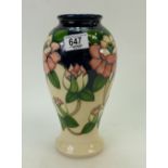 Moorcroft Pink for a Lady Vase: Vase height 26cm.