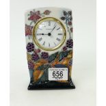 Moorcroft Bramble Clock: Clock by Sally