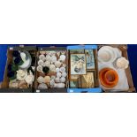 Collection of ceramic items: includes pl