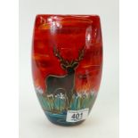 Anita Harris Vase: Vase with Stag design
