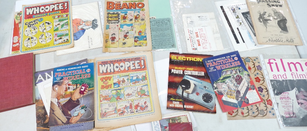 Ephemera including: 5 x Whoopee & 1 x Co