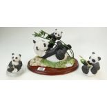 Franklin Mint Panda: A figure group titl