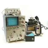 A collection of Ham / CB equipment to include: Trio TR2300 FM transceiver, Emotator Model 103LBX,