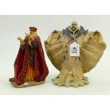 Enchanitca Figures: Winter Wizard 'vrorst' EN3288 & Autumn Wizard 'waxifrade' EN2033 (Damage to