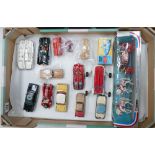 A collection of boxed an used Dinkey and Corgi die cast toys including: 1902 State Landau,