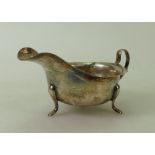 Silver Sauce Boat: Sauce boat Sheffield 1935, weight 106g.