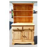 Farm house Dresser: Small Pine Modern antique farm house dresser.