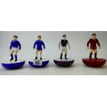 Royal Doulton figures Subbuteo Players: Subbuteo players MCL12 White and Black Stripes,