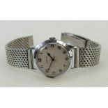 Vintage Longines 1940's RAF military steel wristwatch,