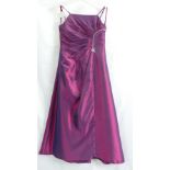 Linzi Jay Bridesmaid Dress: Bridesmaids dress by Linzi Jay - style EK077, colour Burgundy, Size 10.