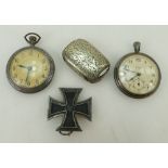 WWI German iron cross medal & effects: WWI Iron cross,