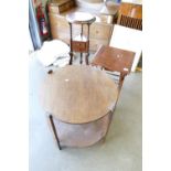 Mixed collection of furniture: includes art deco coffee table,