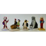 A collection of Royal Doulton Advertising figurines: Collection to include Dulux Dog MCL17,