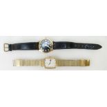 Oris Gold Plated Gents Wrist Watch: together with Rotary branded similar dress watch(2)