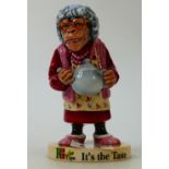 Royal Doulton Advertising figure: PG Tips Chimp Ada MCL25, limited edition. Boxed with certificate.