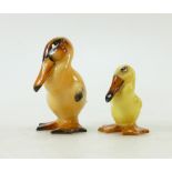 Royal Doulton models of ducklings:1920s Comical models of ducklings the larger impressed model no