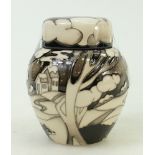 Moorcroft Silent Watchman Ginger Jar: Ginger Jar designed by Nicola Slaney, height 11cm.