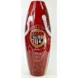 Anita Harris Stoke City FC Vase: One off special Havana vase, limited edition,