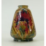William Moorcroft miniature Cornflower vase: An early miniature vase decorated in the Cornflower