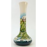 Moorcroft Cats Bells Vase: Vase trial piece, dated 2018, height 29cm.