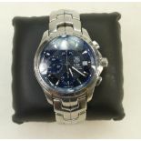 Tag Heuer Link Chronograph date Gents automatic wristwatch: Tag Heuer watch with stainless steel