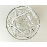 Vintage lead crystal large centrepiece bowl: An excellent quality lead crystal centrepiece,