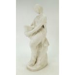 19th Century Minton Parian figure of Lalage: Figure modelled by John Bell, shape no 391,