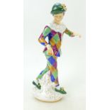 Royal Doulton character figure Harlequin: Royal Doulton model number HN2737.