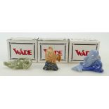 Wade Water Life Series 1997: Figures to include Goldfish, Whale and Crocodile. Boxed.