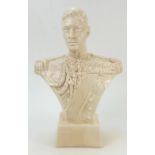 Beswick Ware large bust: Large Beswick bust of George VI by Felix Weiss 1937, height 38cm.