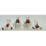 Royal Crown Derby Miniature Bears: Bears to include Graduate, Father and Son,