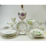 1950's Wedgwood ware with personal inscriptions: Inscriptions to reverse.