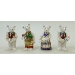 Royal Crown Derby Miniature Bears: Bears to include Painter x 2,